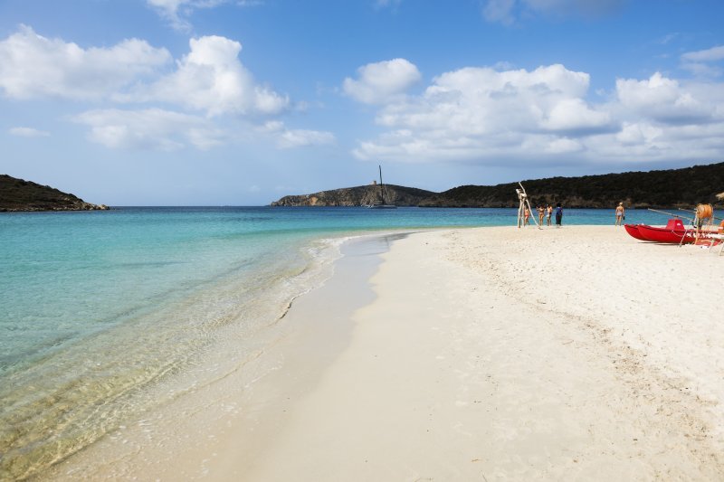 Plaža di Tuerredda, Teulada, južna obala Sardinije
