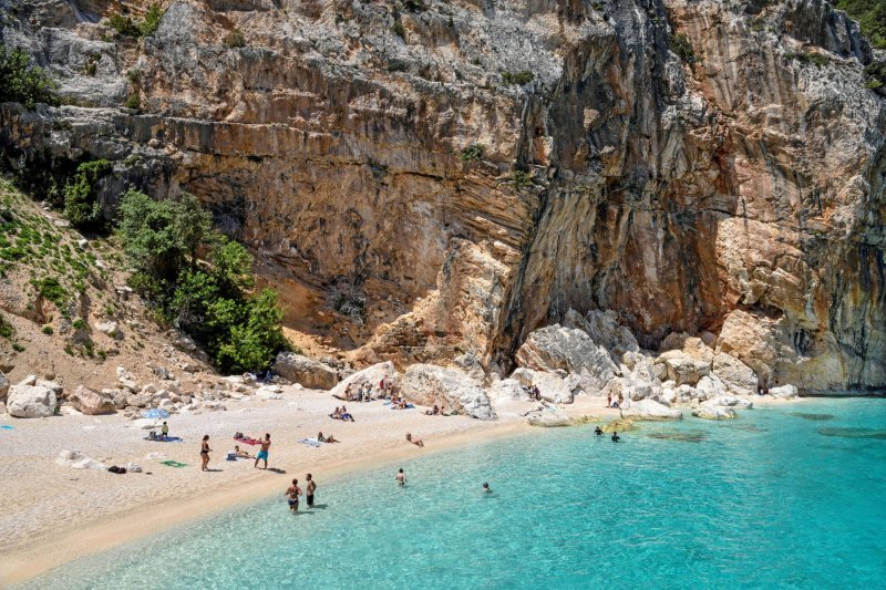 Plaža di Cala Mariolu,blizu zaljeva Orosei