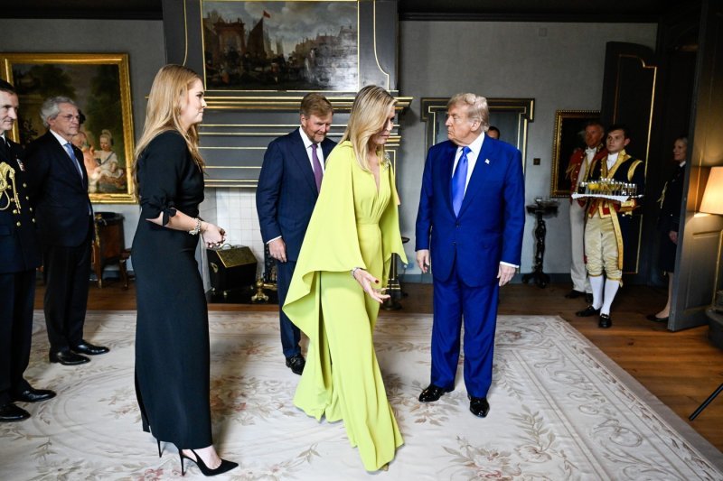Nizozemski kralj Willem-Alexander i kraljica Máxima, kraljevska princeza Amalia, Donald Trump