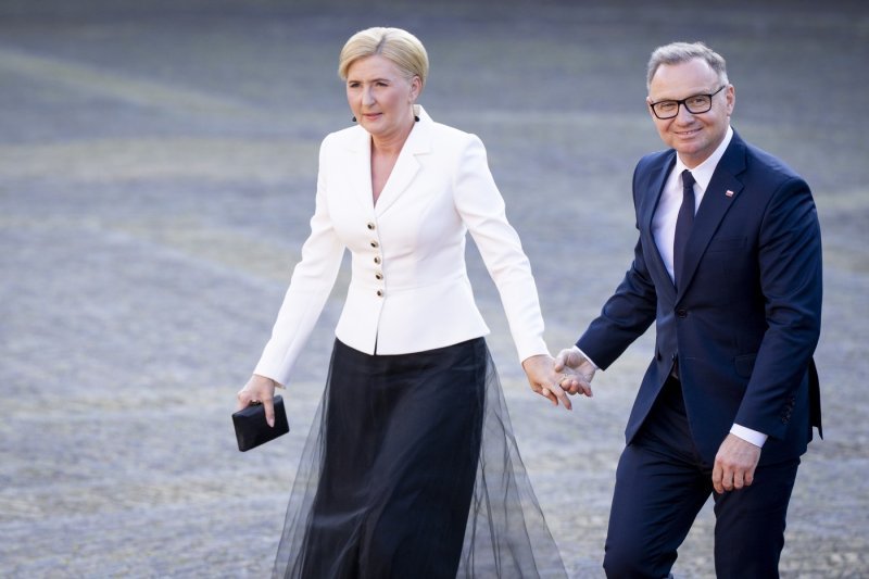 Poljski predsjednik Andrzej Duda s partnericom