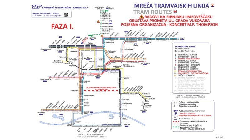 Grad Zagreb i pripreme uoči koncerta Marka Perkovića Thompsona na Hipodromu