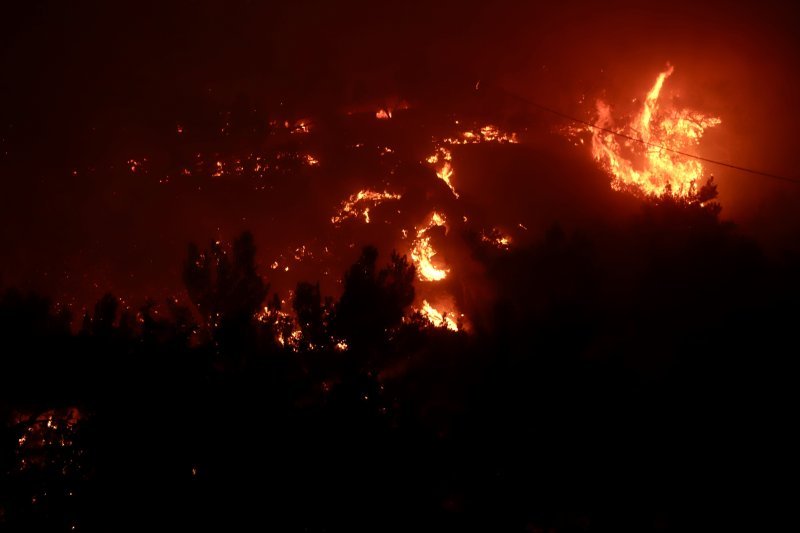 Požar na Kreti, Grčka