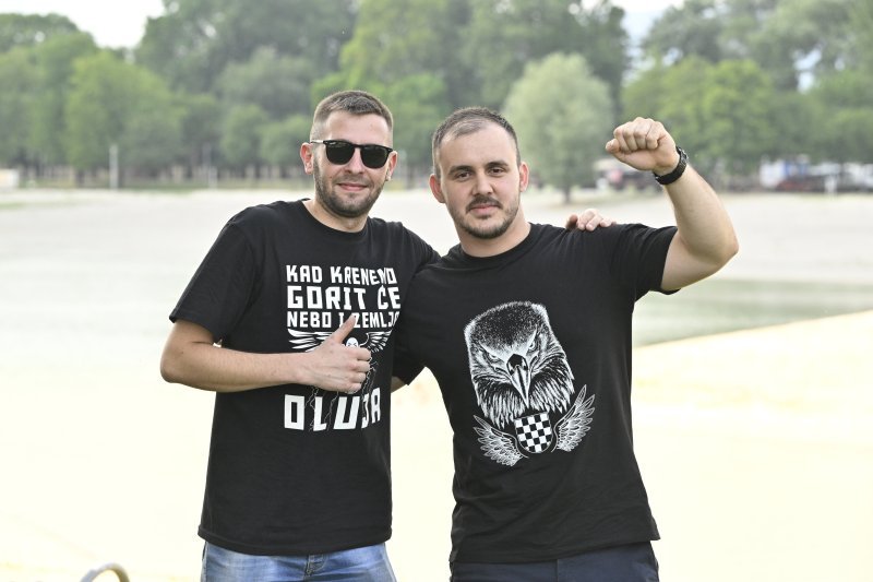 Otvaranje fan zone za posjetitelje Thompsonova koncerta u parku Bundek