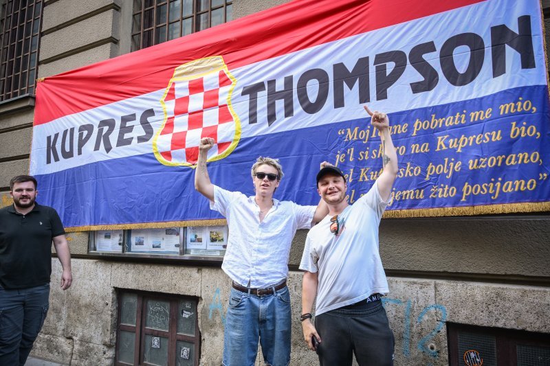 Zagreb: Atmosfera u centru grada uoči sutrašnjeg koncerta Marka Perkovića Thompsona
