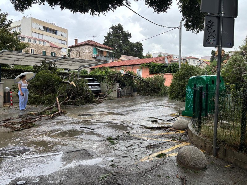 Nevrijeme u Splitu