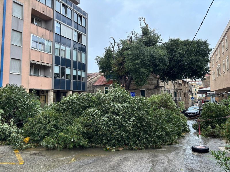 Nevrijeme u Splitu