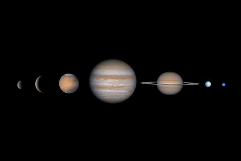 Kategorija Planeti, kometi i asteroidi: Solar System Portrait