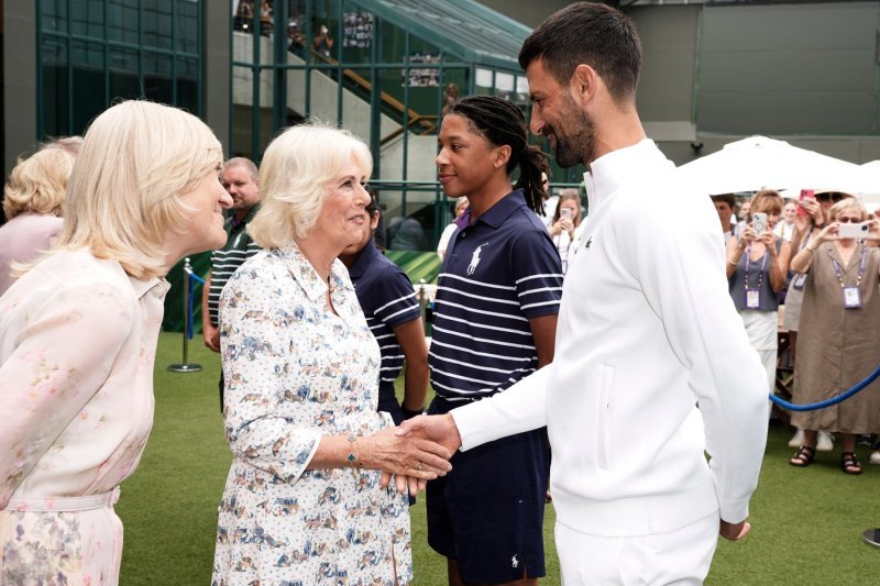 Novak Đoković i kraljica Camilla