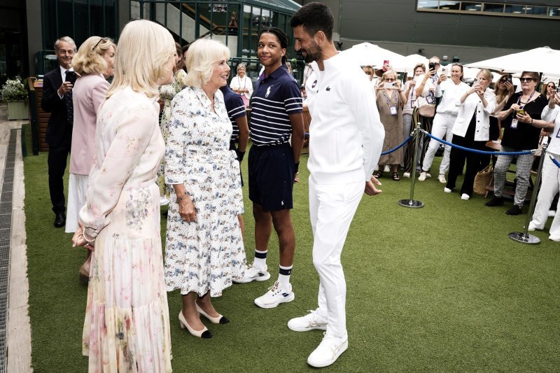 Novak Đoković i kraljica Camilla