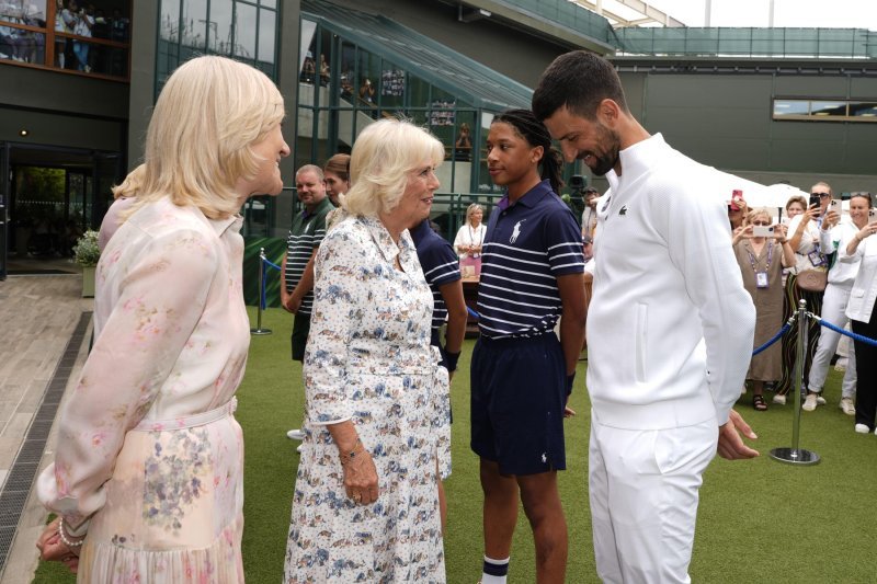 Novak Đoković i kraljica Camilla