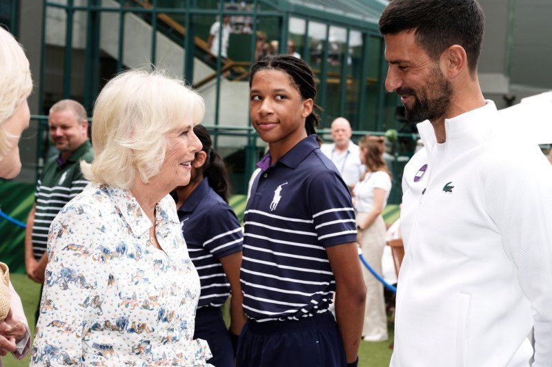 Novak Đoković i kraljica Camilla