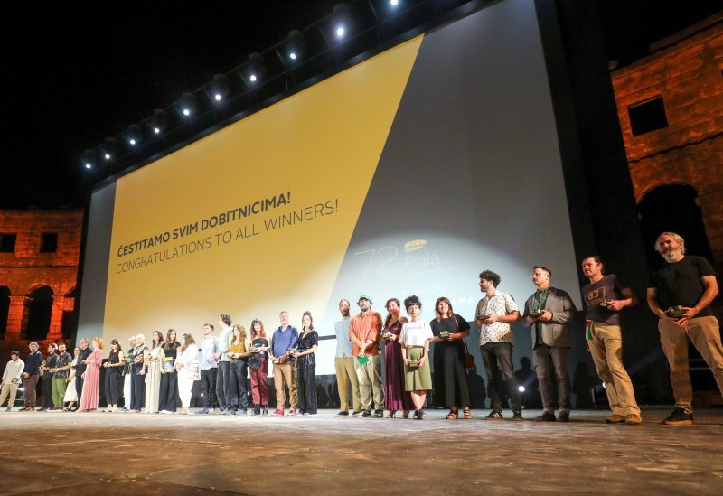Svečana dodjela Zlatnih arena 72. Pulskog filmskog festivala