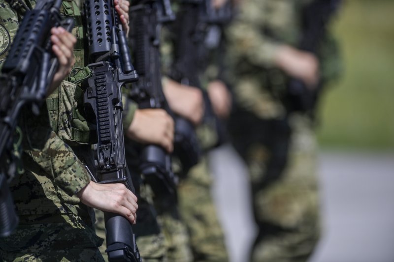 Uvježbavanje pješačkih postroja za mimohod