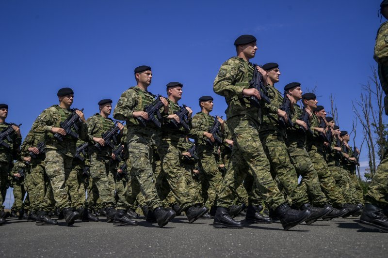 Uvježbavanje pješačkih postroja za mimohod