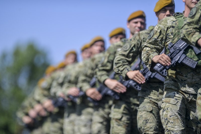 Uvježbavanje pješačkih postroja za mimohod