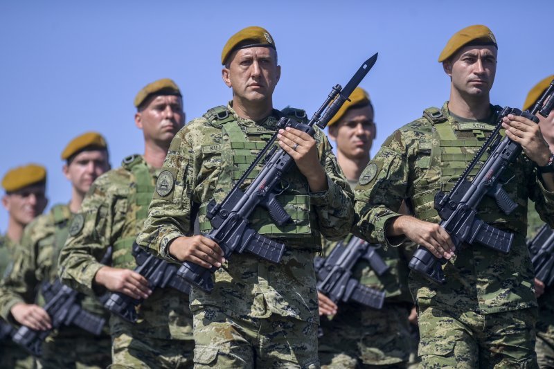 Uvježbavanje pješačkih postroja za mimohod