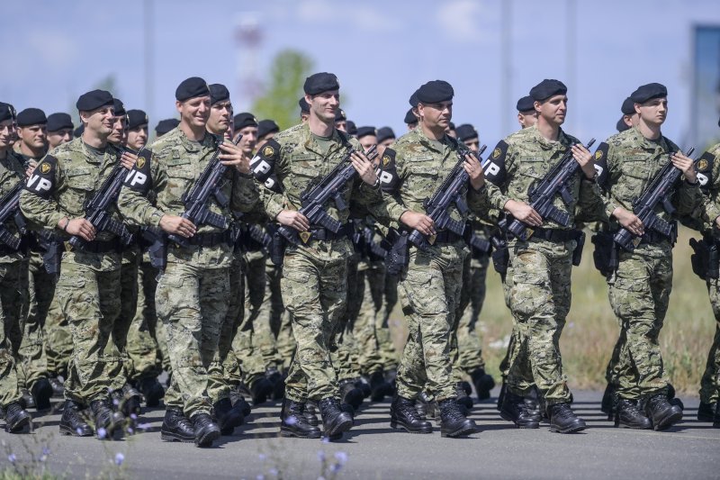 Uvježbavanje pješačkih postroja za mimohod