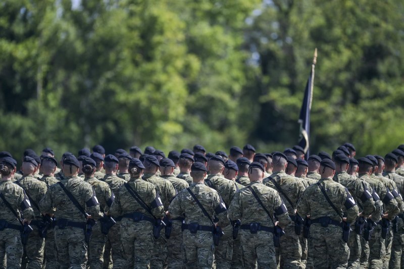 Uvježbavanje pješačkih postroja za mimohod