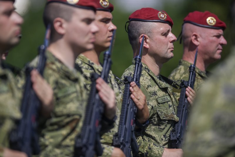 Uvježbavanje pješačkih postroja za mimohod
