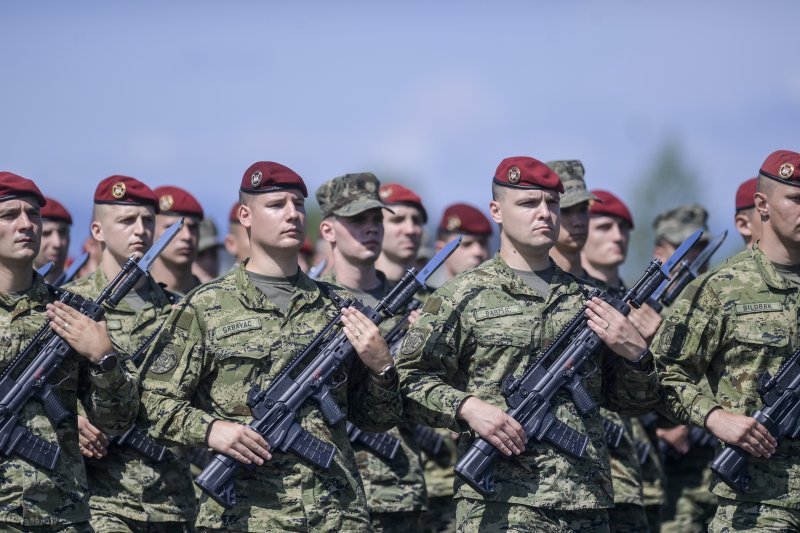 Uvježbavanje pješačkih postroja za mimohod