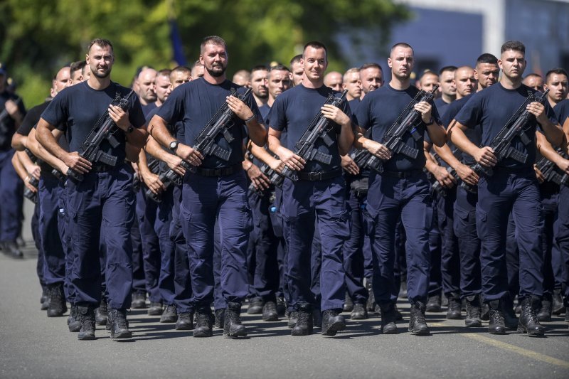 Uvježbavanje pješačkih postroja za mimohod