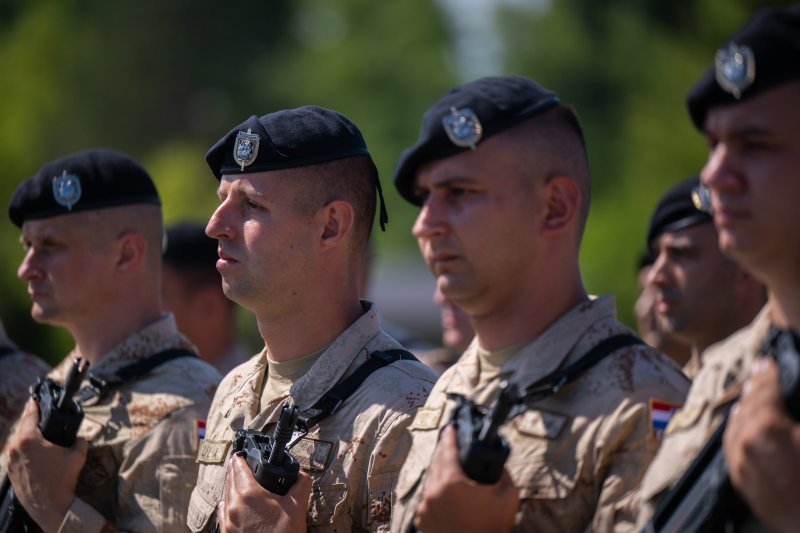 Uvježbavanje pješačkih postroja za mimohod
