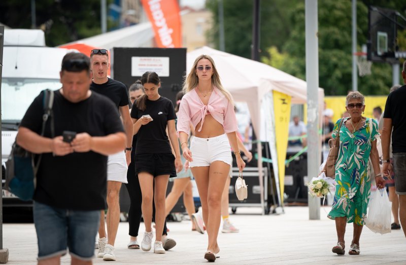Ulična moda u Šibeniku