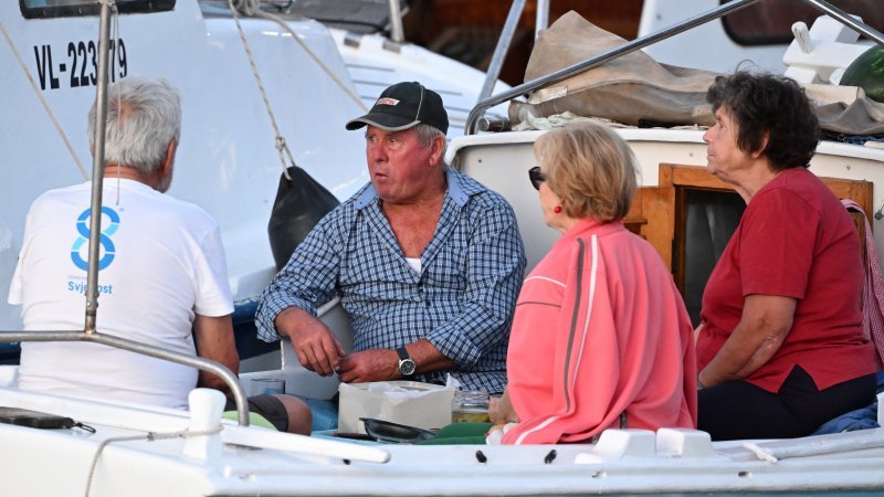 Vela Luka uoči početka koncerta 'Trag u beskraju'