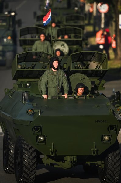 Oklopnjaci, tenkovi i druga vozila na mimohodu