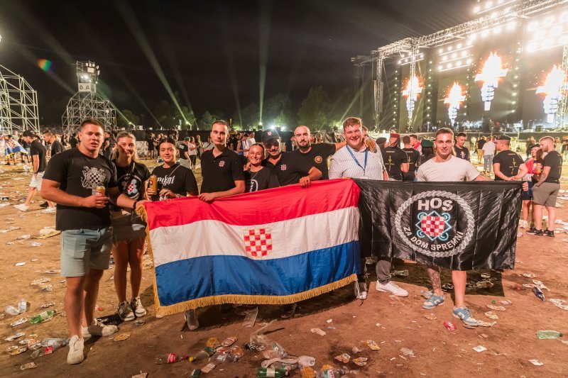 Sinjski Hipodrom nakon završetka Thompsonovog koncerta