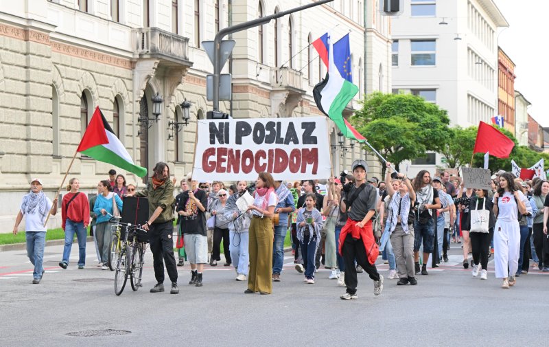 Prosvjed za Palestinu u Ljubljani