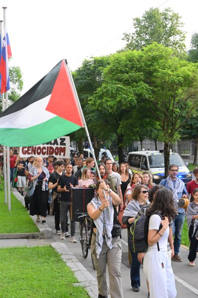 Prosvjed za Palestinu u Ljubljani