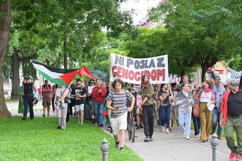 Prosvjed za Palestinu u Ljubljani