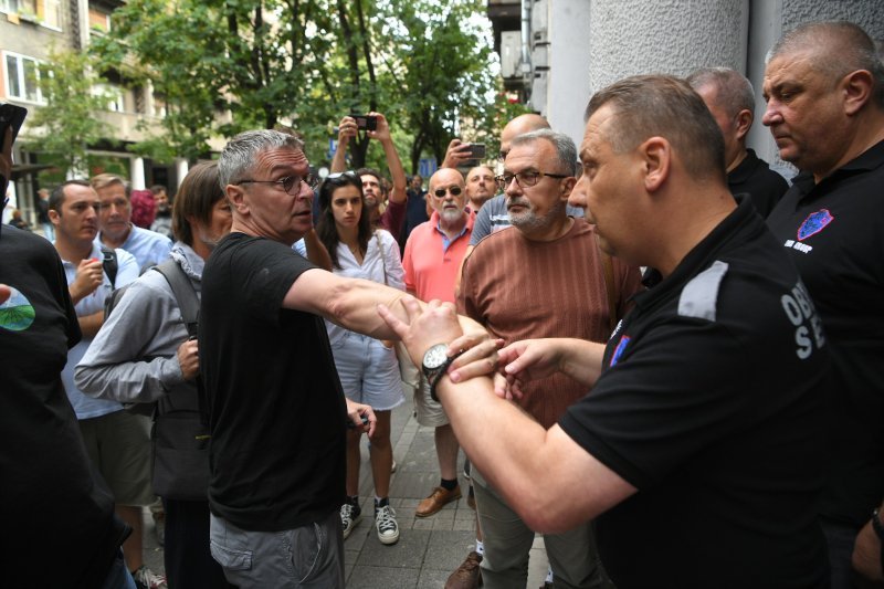 Sukob policije i građan u Beogradu