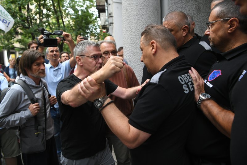 Sukob policije i građan u Beogradu