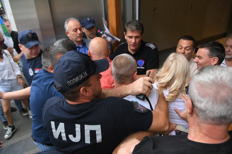 Sukob policije i građan u Beogradu