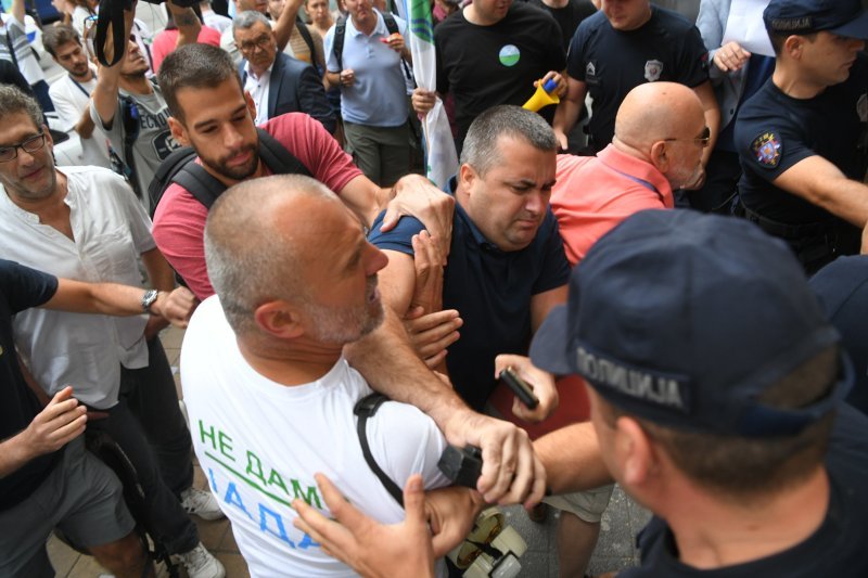 Sukob policije i građan u Beogradu