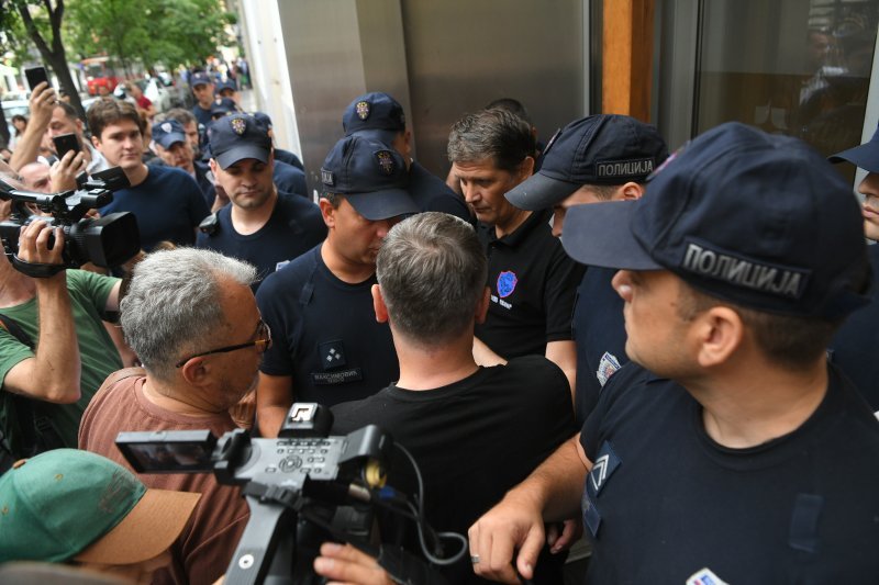 Sukob policije i građan u Beogradu
