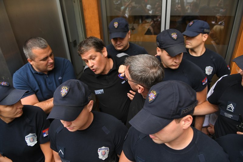 Sukob policije i građan u Beogradu