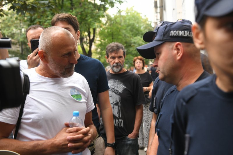 Sukob policije i građan u Beogradu