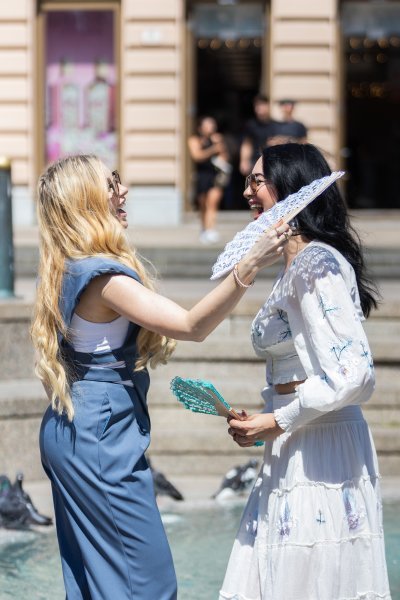 Petra Meštrić i Polina Guseva na Manduševcu