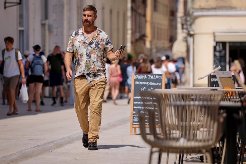 Subotnja špica u centru Zadra