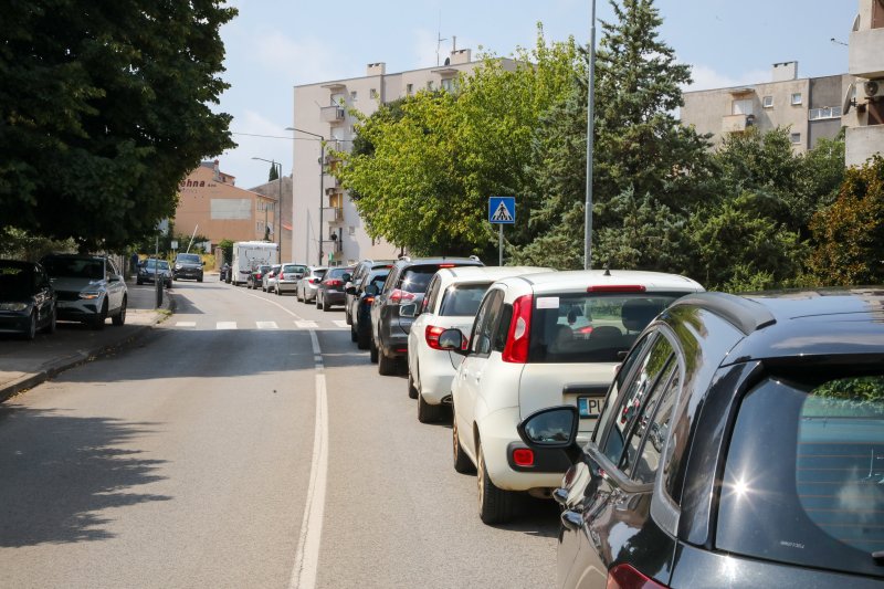 Prometna gužva na otoku Krku