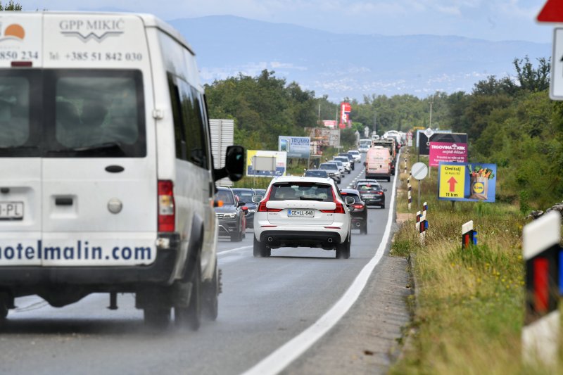 Prometna gužva na otoku Krku