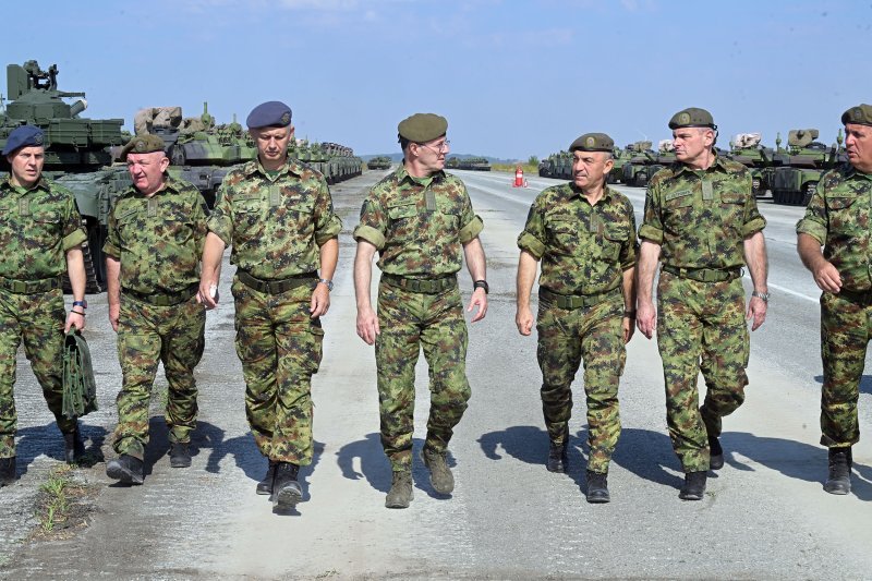 Pripreme za vojni mimohod Vojske Srbije