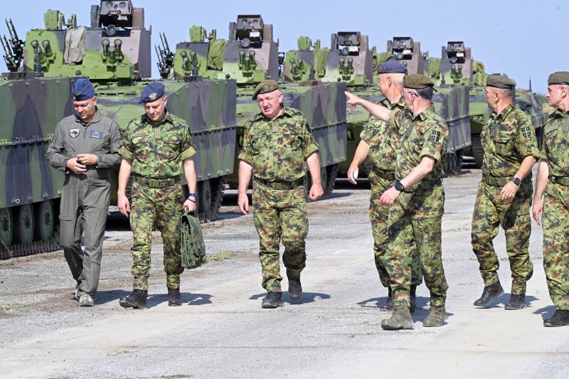 Pripreme za vojni mimohod Vojske Srbije