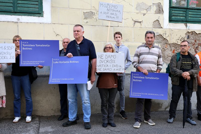 Građani Botinca prosvjeduju protiv izmjena GUP-a