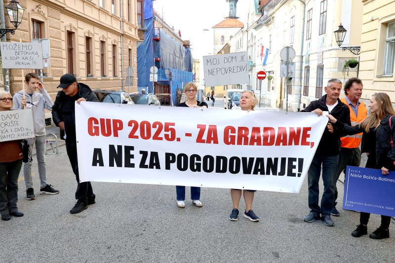 Građani Botinca prosvjeduju protiv izmjena GUP-a