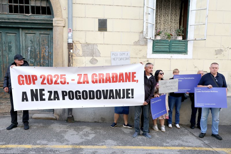 Građani Botinca prosvjeduju protiv izmjena GUP-a