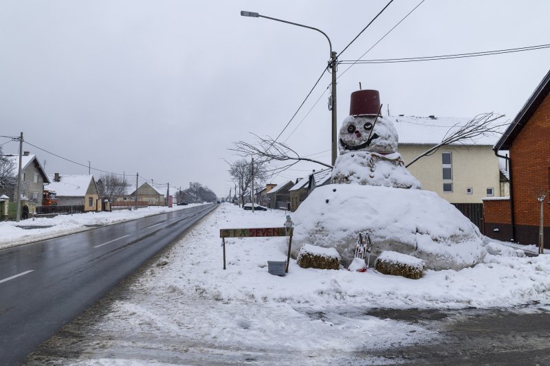 Snjegović od sedam metara u Bijelom Brodu